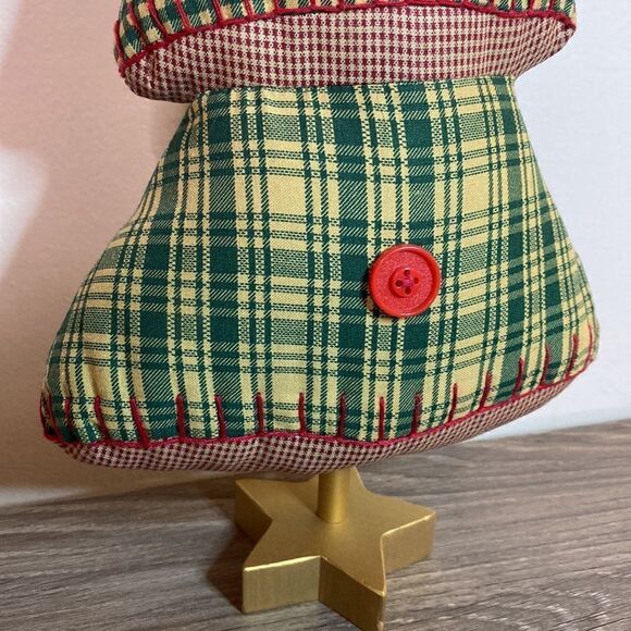 Folk Art Plaid Christmas Tree - Picture 3 of 9